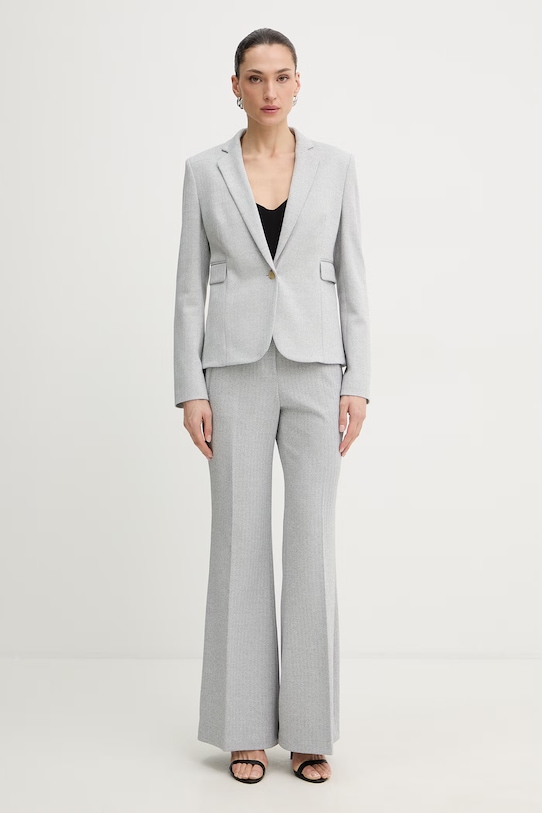 Σακάκι BOSS 50569605 γκρί SS26