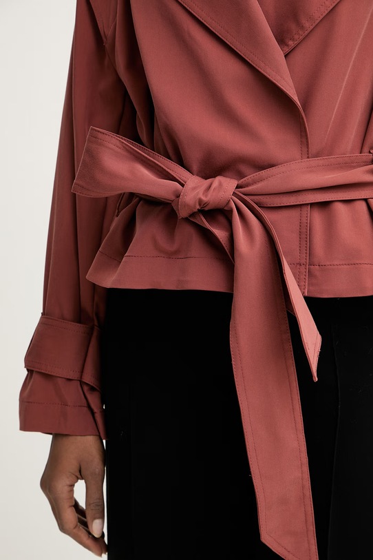 BOSS Orange sako dámske s viskózou C Jophelia 50556385 hnedá