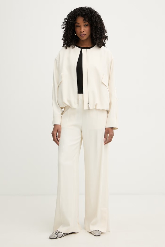 BOSS kurtka damska Jajila 50558385 beżowy SS26