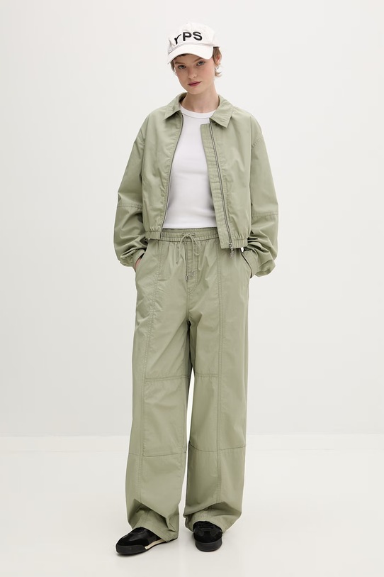 HUGO Blue bomberka damska bawełniana 50560135 zielony SS26