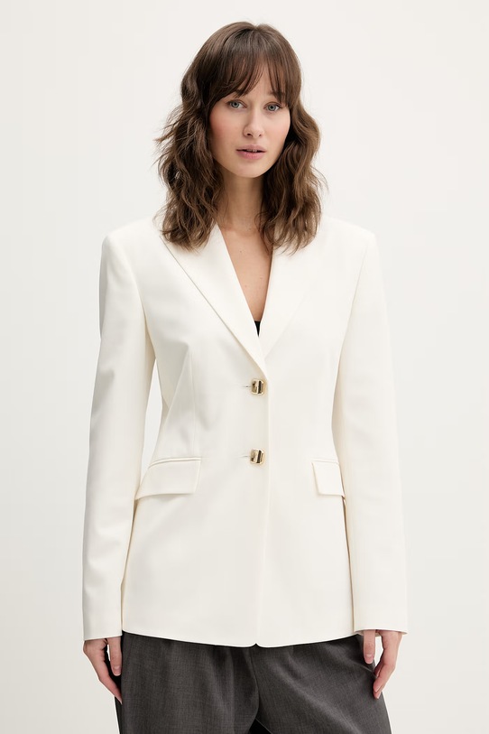 HUGO marynarka Asmalla tkanina beżowy 50561450