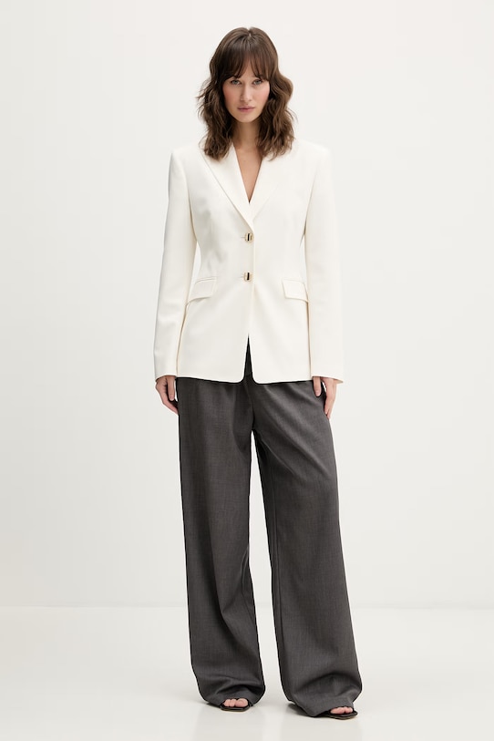 HUGO marynarka Asmalla 50561450 beżowy SS26