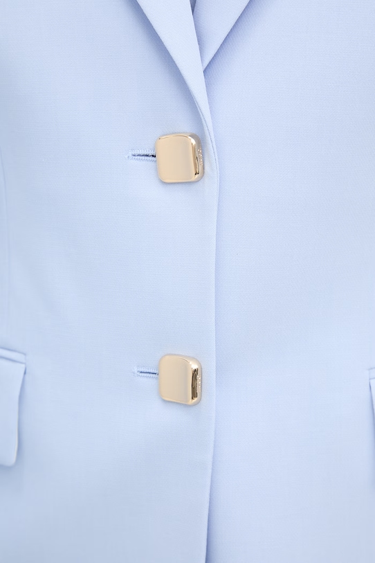 HUGO jednořadé sako dámské Asmalla 50561450 modrá