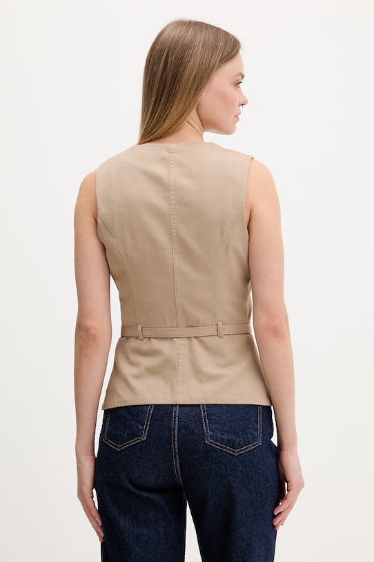 Odjeća HUGO ženski prsluk od pamuka Ahella-1-W 50557199 bež