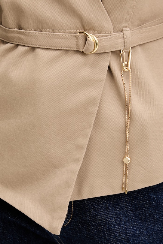 HUGO ženski prsluk od pamuka Ahella-1-W 50557199 bež