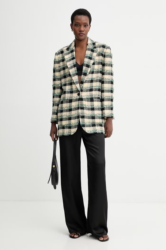 Sako s prímesou vlny MUNTHE BAKETTA 261151026101 žltá SS26