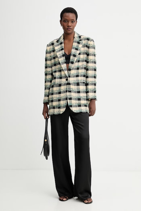 Sako s prímesou vlny MUNTHE BAKETTA 261151026101 žltá SS26