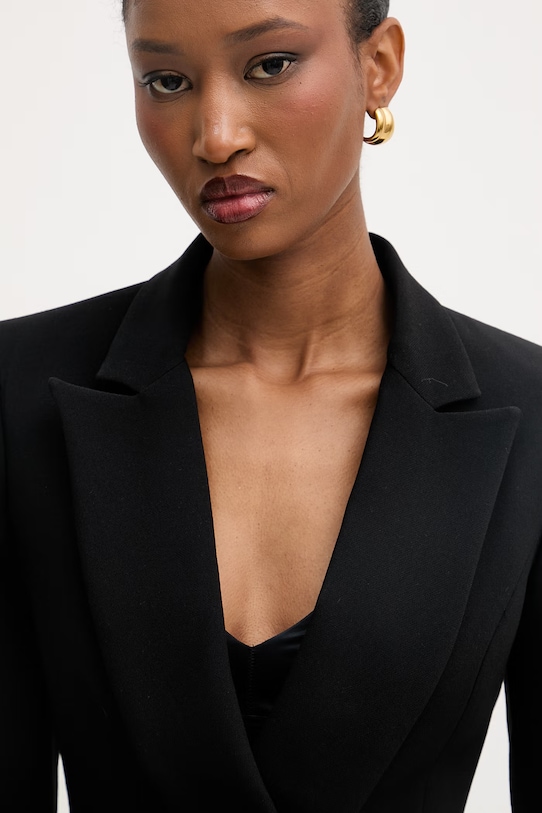 Morgan marynarka jednorzędowa damska czarny VESPA.F