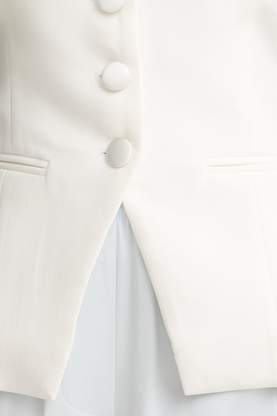 Morgan bluzka z odkrytymi ramionami damska z wiskozą CPANA.F biały