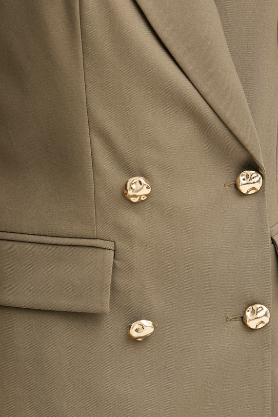 Morgan kamizelka dwurzędowa damska z wiskozą VFIDI.F zielony