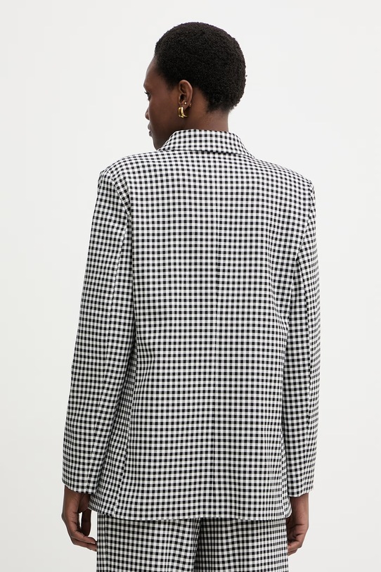 Odzież Morgan marynarka dwurzędowa damska z wiskozą VICHY.F czarny