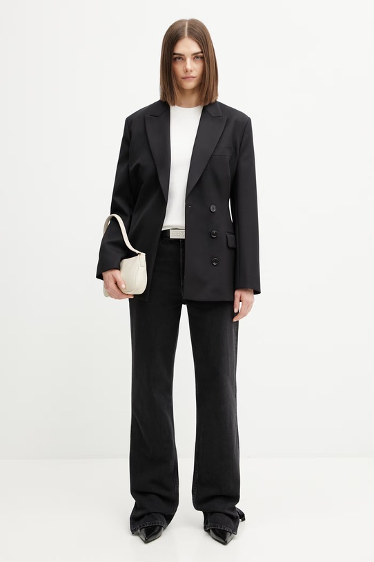 Anine Bing Aretha marynarka dwurzędowa z wełną damska A.01.12057