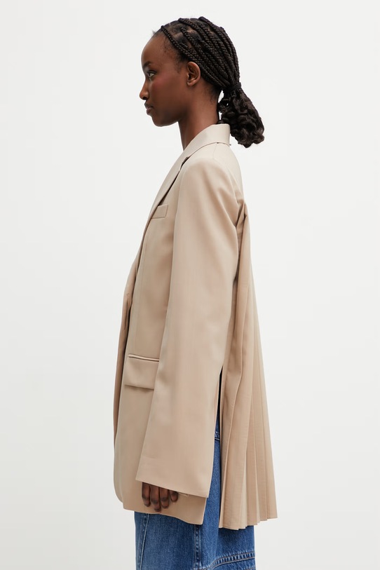 Sportmax Spxmela sako s dodatkom vune za žene 2612041021600 bež SS26