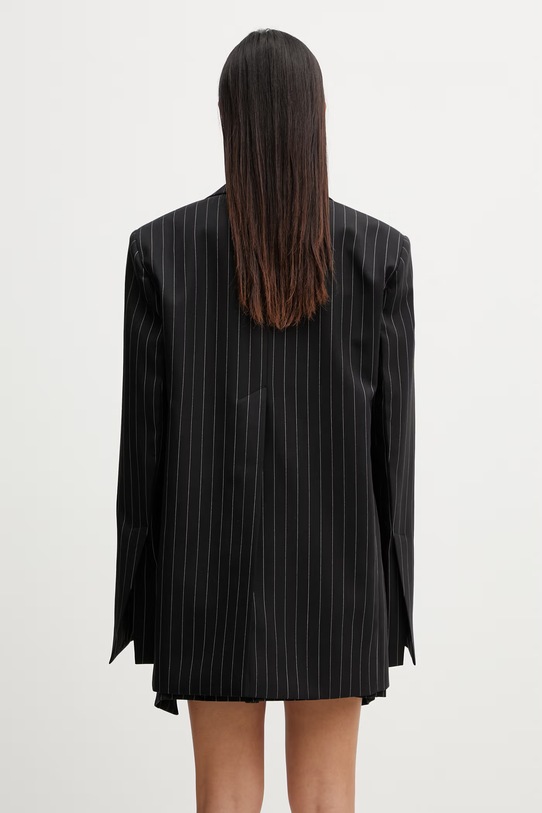 Oblečenie Sportmax dámske sako s vlnou Spxdivina 2612041051600 čierna