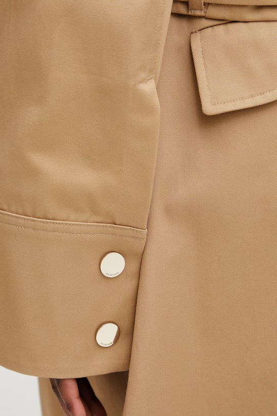 Sportmax Spxfinanza kurtka przejściowa damska bawełniana 2612041062600 beżowy