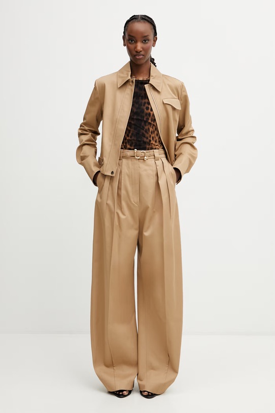 Sportmax Spxfinanza kurtka przejściowa damska bawełniana 2612041062600