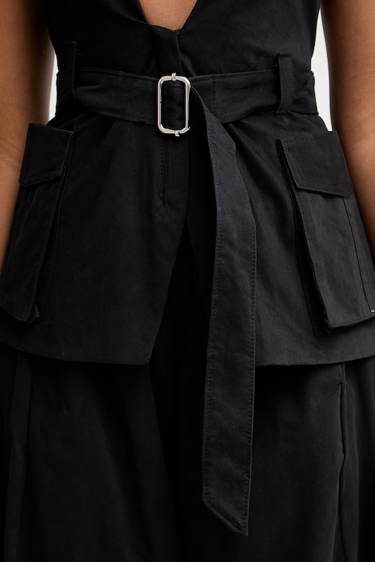 Haveone kamizelka damska z lyocellem LSO.Q003 czarny