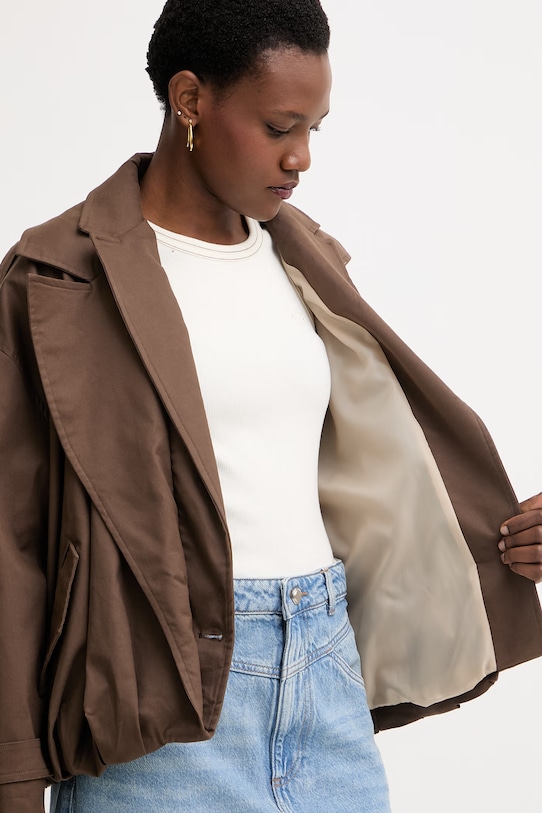 Haveone krótka kurtka damska z lyocellem JSO.Q013