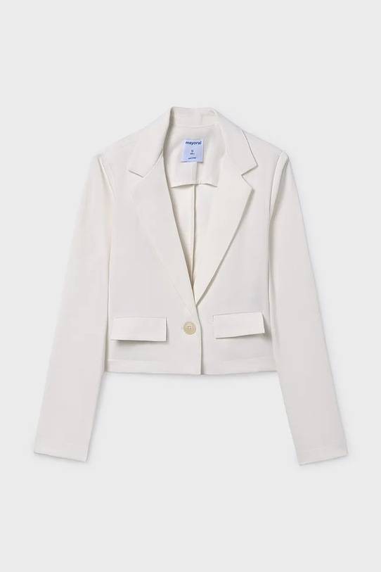 Mayoral marynarka dziecięca tkanina biały 6403.8A.Junior.PPY2