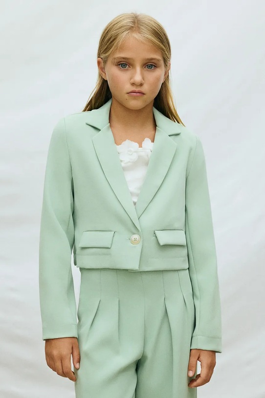 Mayoral marynarka dziecięca tkanina zielony 6403.8A.Junior.PPY2