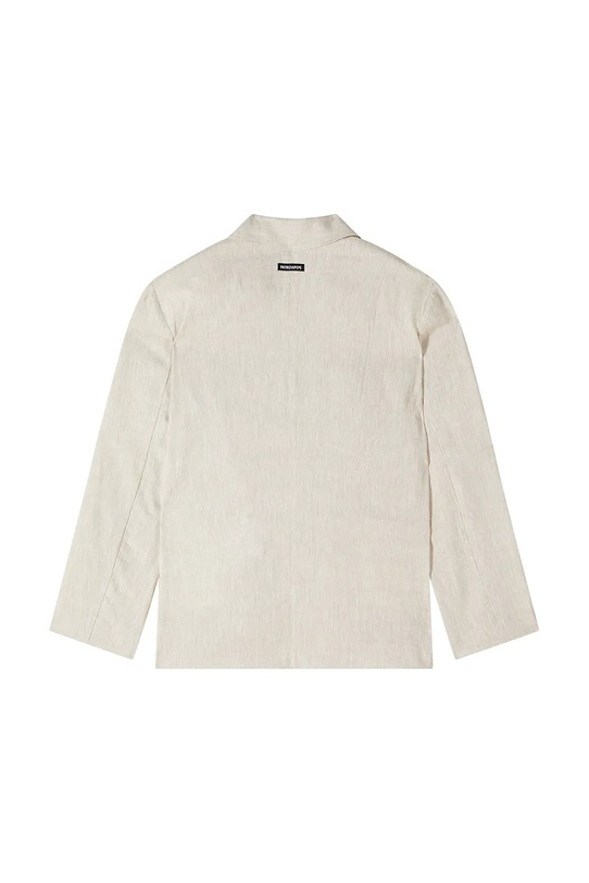 Dziewczynka Patrizia Pepe marynarka dziecięca lniana A713 7S0287 beżowy