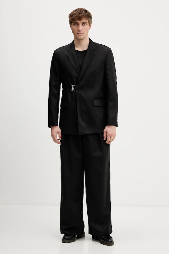 Σακάκι HUGO Hans233F1X 50554858 μαύρο SS26