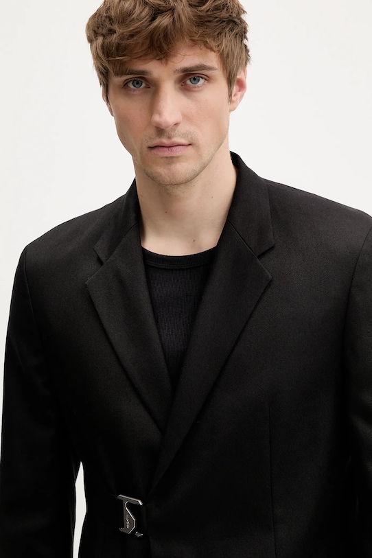 Σακάκι HUGO Hans233F1X 50554858 μαύρο