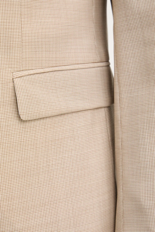 Шерстяной пиджак HUGO Arti253X 50558082 бежевый