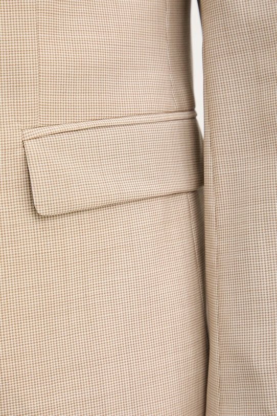 Шерстяной пиджак HUGO Arti253X 50558082 бежевый