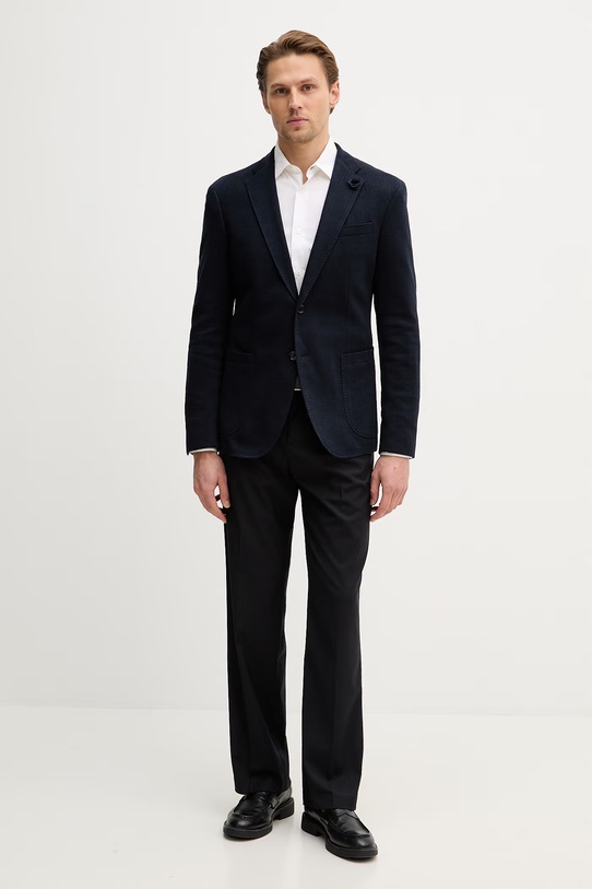 Joop! marynarka z domieszką wełny 30101574 granatowy SS26