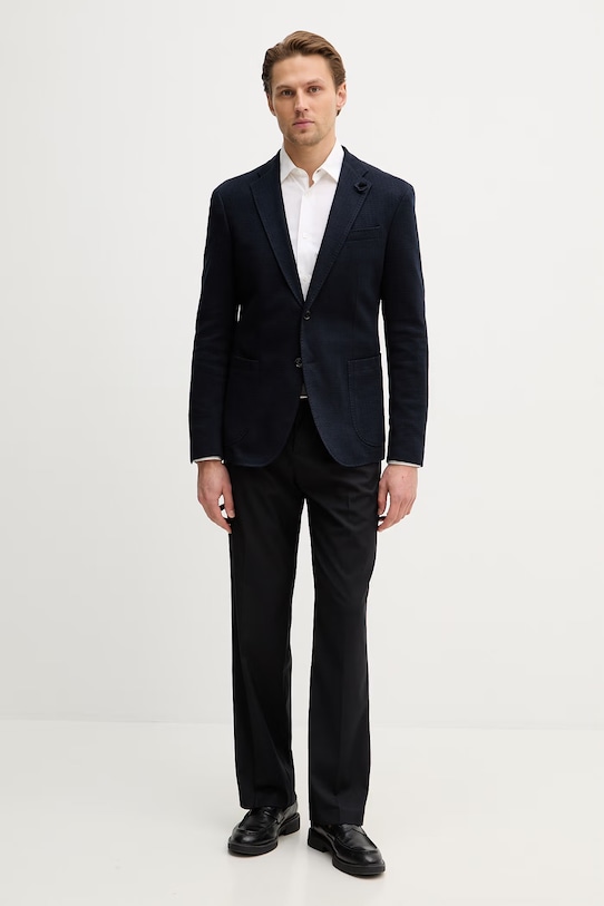 Joop! marynarka z domieszką wełny 30101574 granatowy SS26