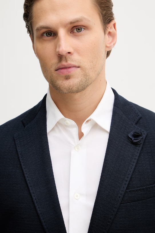 Joop! marynarka z domieszką wełny granatowy 30101574