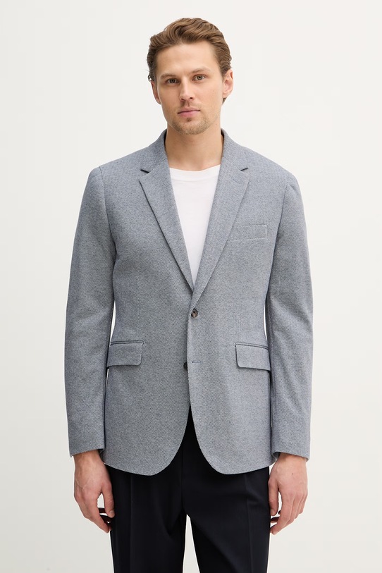 Hackett London marynarka regular niebieski HM4400083R