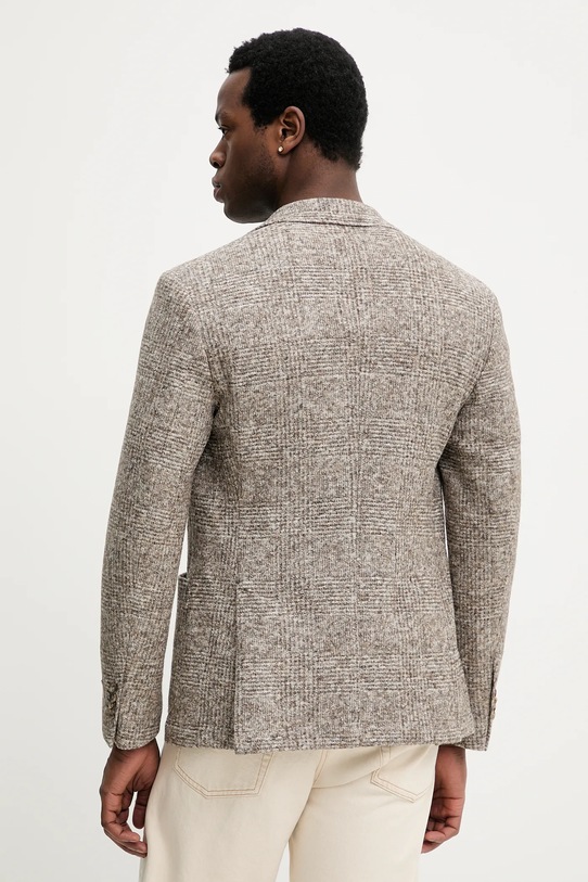 Odzież Gant marynarka z dodatkiem wełny 7706344 brązowy