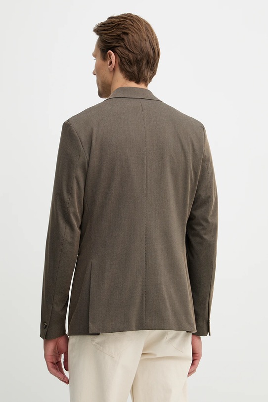 Odzież Sisley marynarka 28VESW02L brązowy