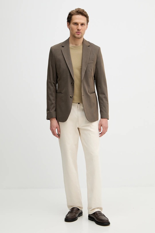 Sisley marynarka brązowy 28VESW02L