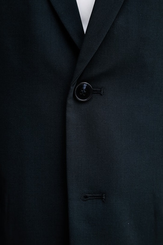 Sisley marynarka jednorzędowa męska z domieszką wełny 29B3SW02K granatowy