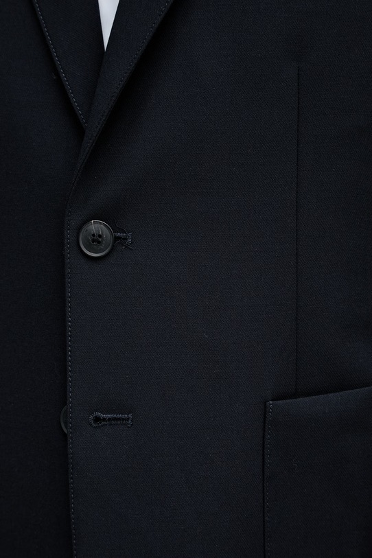 United Colors of Benetton marynarka jednorzędowa męska z domieszką wełny 23N4UW021 granatowy