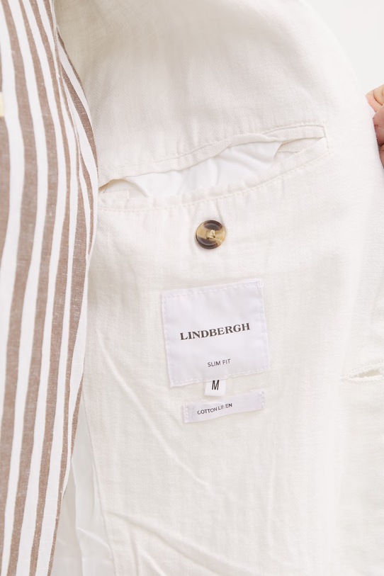 Lindbergh однобортный пиджак для мужчин со льном 30.304020A