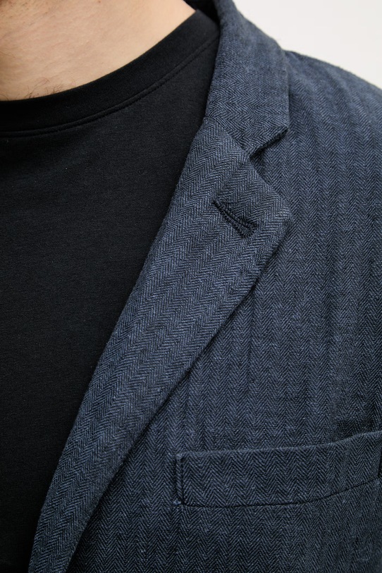 Lindbergh męski z lnem 30.304020A granatowy