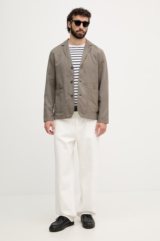 Lindbergh для мужчин со льном 30.328055 зелёный SS26