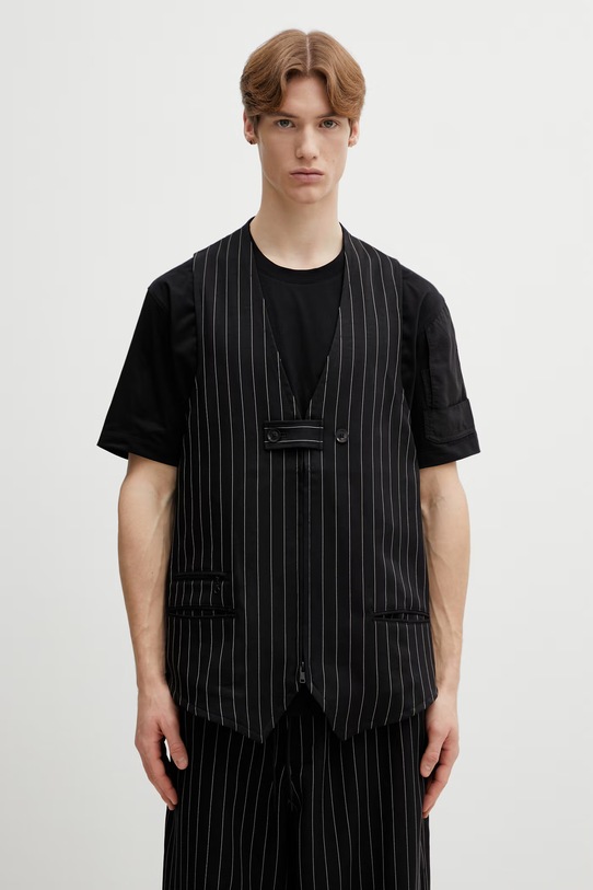 Y-3 kamizelka SUPS TAILRD VST dzianina czarny KQ7290