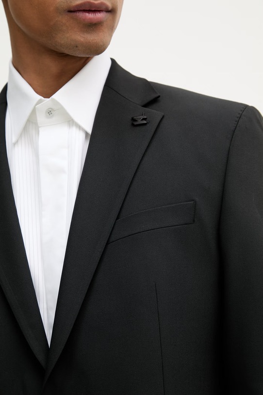 Karl Lagerfeld jednoradové sako pánske NOVA 562037.155274 čierna