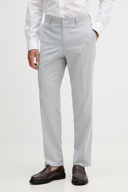 BOSS casual komplet moški z dodatkom lanu Jeckson modra 50561822