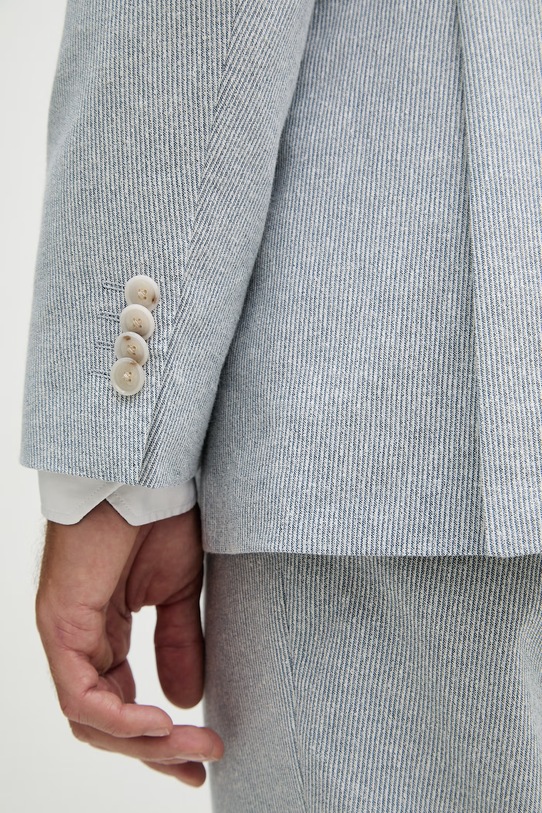 BOSS casual komplet moški z dodatkom lanu Jeckson 50561822