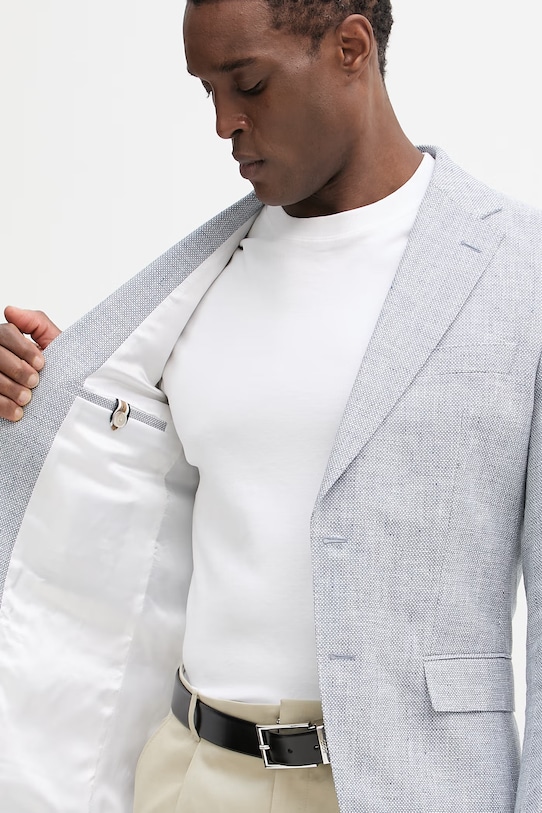 Піджак з додаванням льону BOSS Hutson 50561860