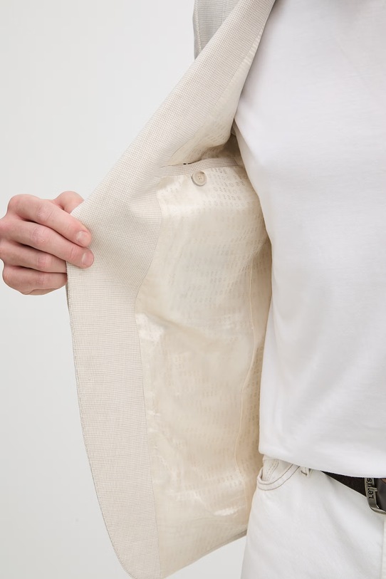 BOSS marynarka z dodatkiem lnu Hutson 50561865