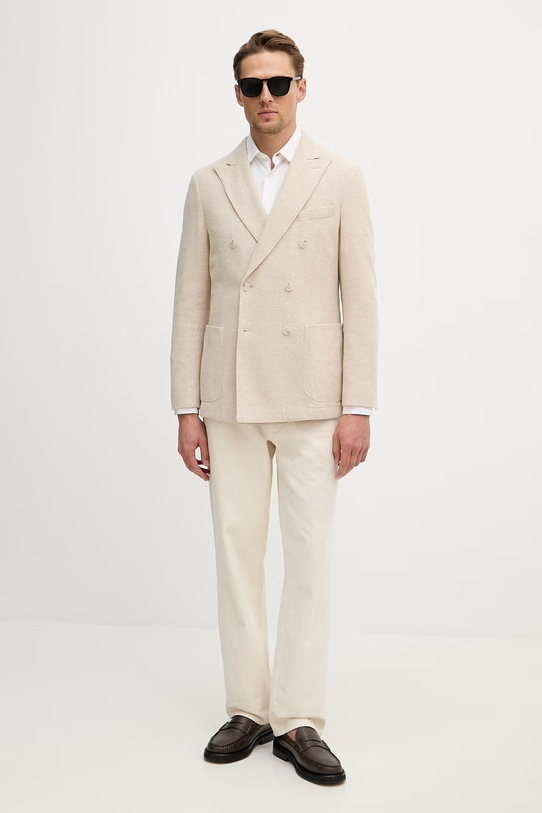 Піджак BOSS Hanry 50561930 бежевий SS26