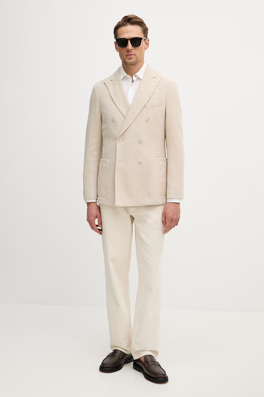Піджак BOSS Hanry 50561930 бежевий SS26