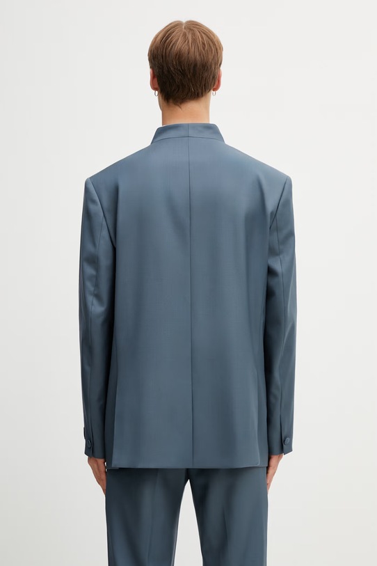 Odzież Kenzo Blazer / Gilet marynarka wełniana męska FG55VE1609TV szary